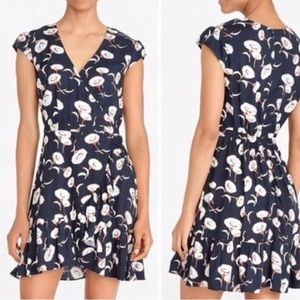J.Crew Mercantile Blue Floral Dress Size 2
